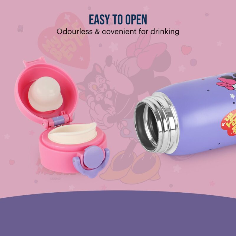 Giggle 3D Touch & Feel Designs One Click Push Thermosteel Flask, 380 ml - Image 18