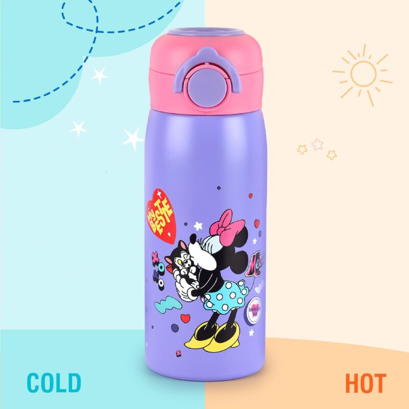 Giggle 3D Touch & Feel Designs One Click Push Thermosteel Flask, 380 ml - Image 14