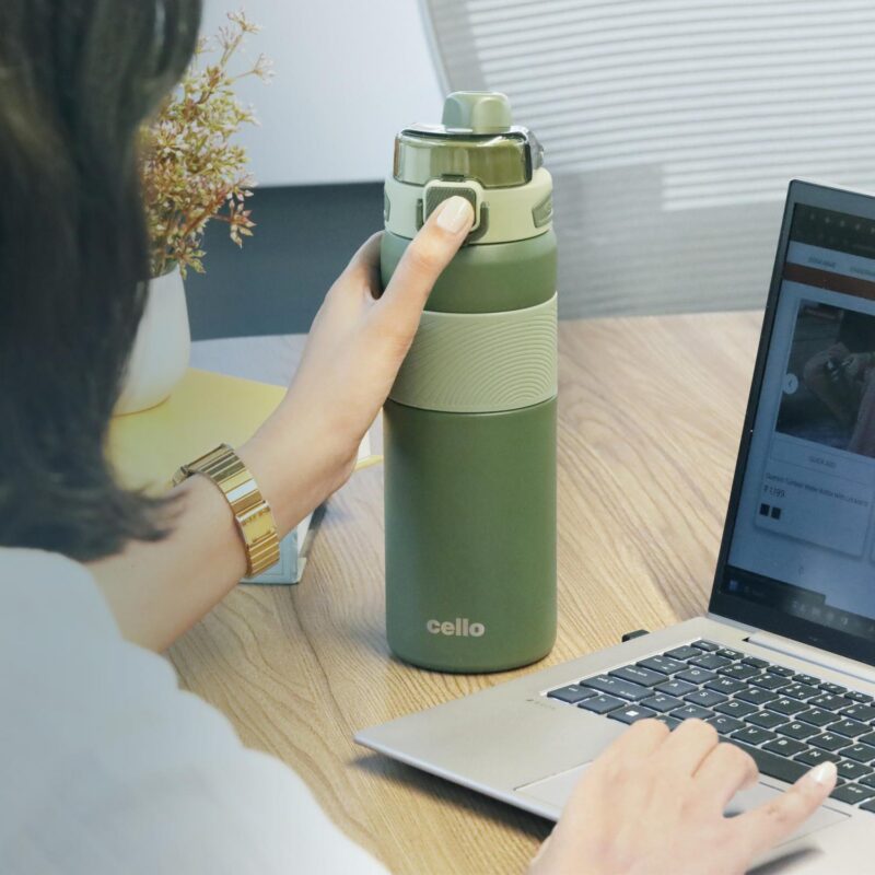 Duro Apex, Thermosteel Flask, 900ml Military Green / 900ml