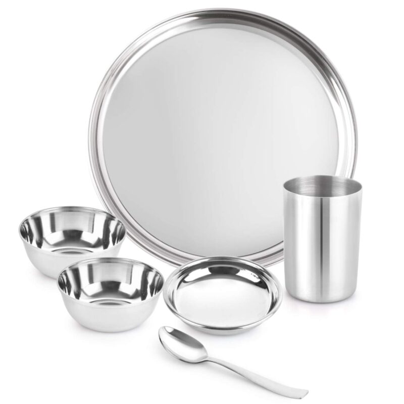 Steelox 6 Pieces Stainless Steel Dinner Set - Image 2