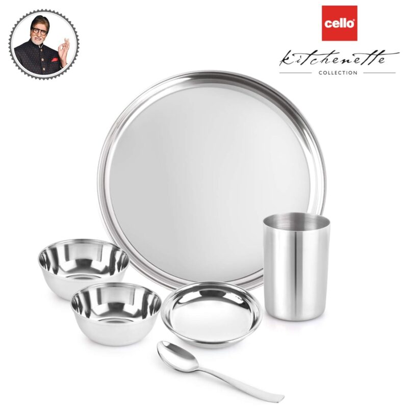 Steelox 6 Pieces Stainless Steel Dinner Set - Image 7