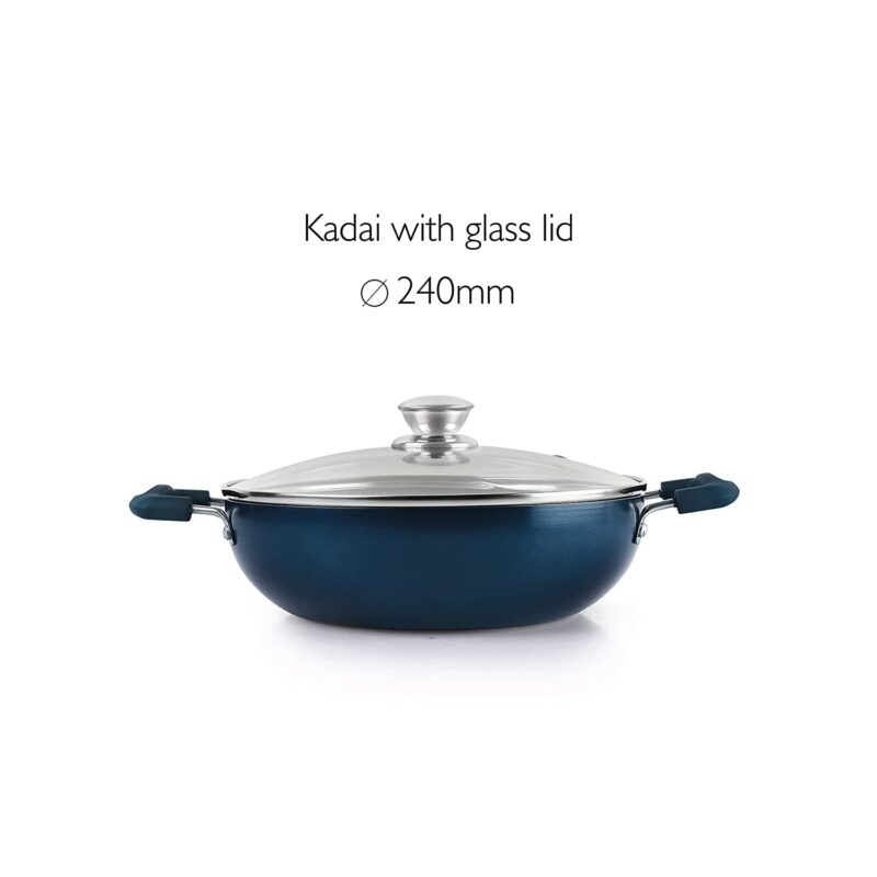 Oxford Induction Base Kadhai With Glass Lid - Image 9