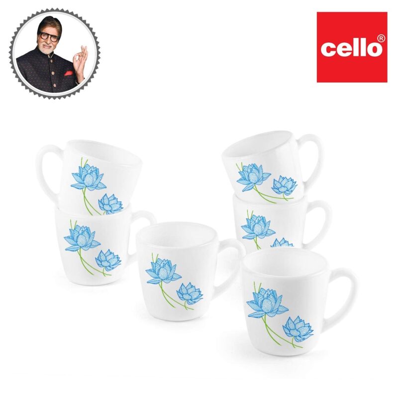 Imperial Neelkamal Ricca Mugs, 6 Pieces - Image 7