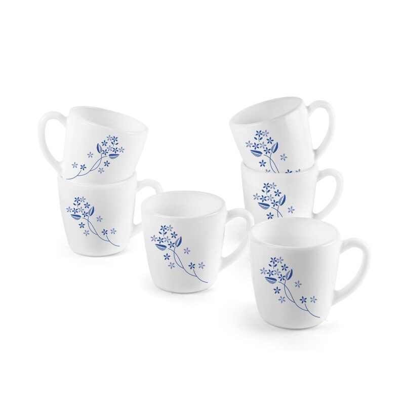 Imperial Dainty Blue Ricca Mugs, 6 Pieces - Image 4