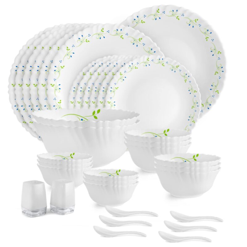Dazzle Series 35 Pieces Opalware Dinner Set for Family of 6 - Image 12