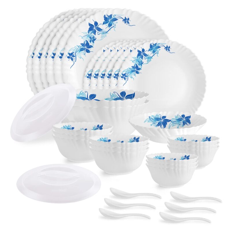 Dazzle Series 35 Pieces Opalware Dinner Set for Family of 6 - Image 13