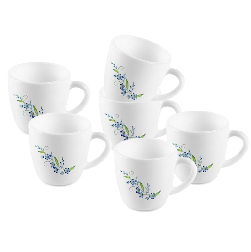 Imperial Blue Creeper Ricca Mugs, 6 Pieces - Image 4