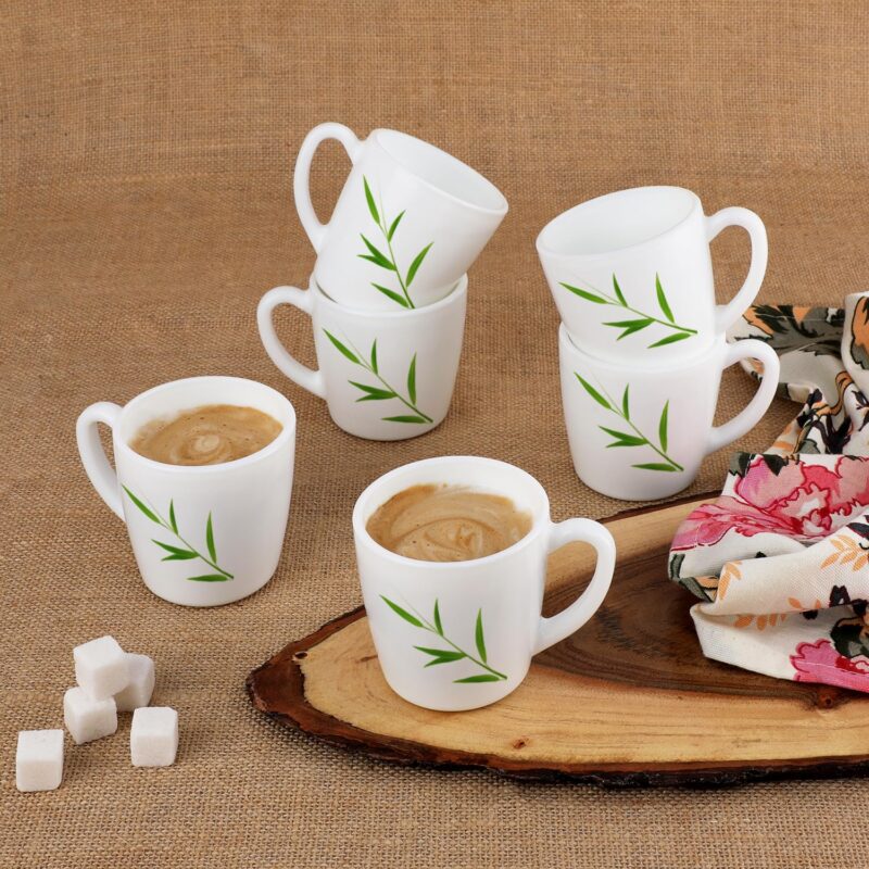 Small|Imperial Bamboo Grove Ricca Mugs, 6 Pieces / 6 Pieces