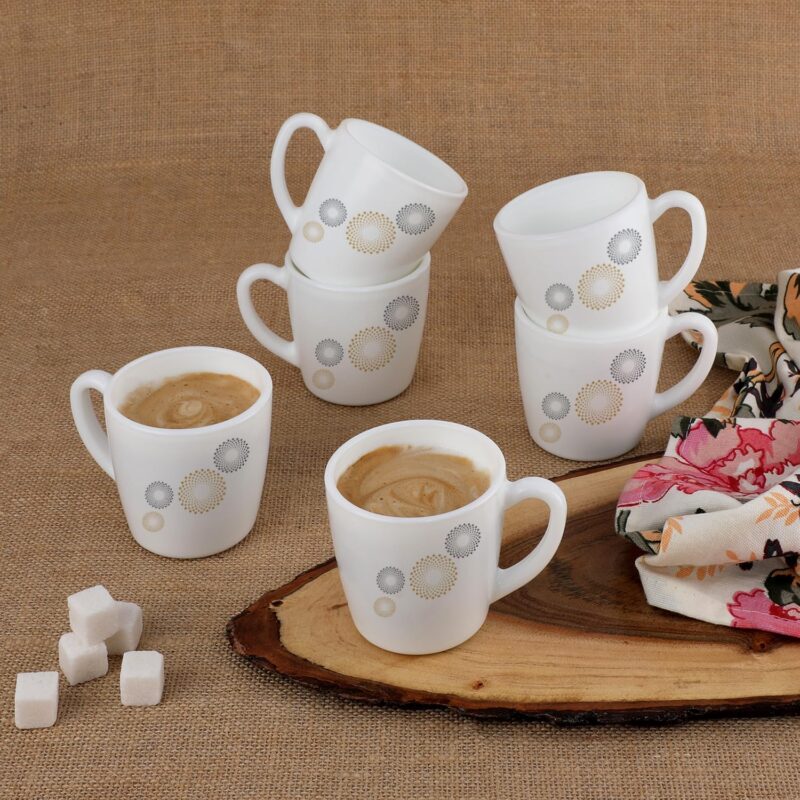 Small|Imperial Crazy Dots Ricca Mugs, 6 Pieces / 6 Pieces