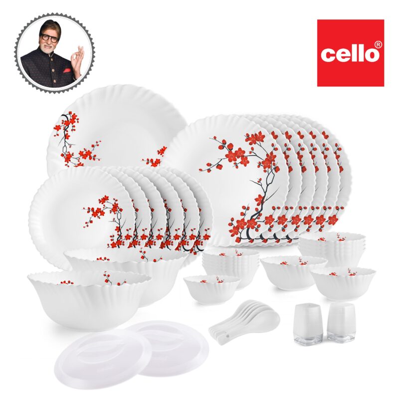 Dazzle Series 37 Pieces Opalware Dinner Set for Family of 6 - Image 6