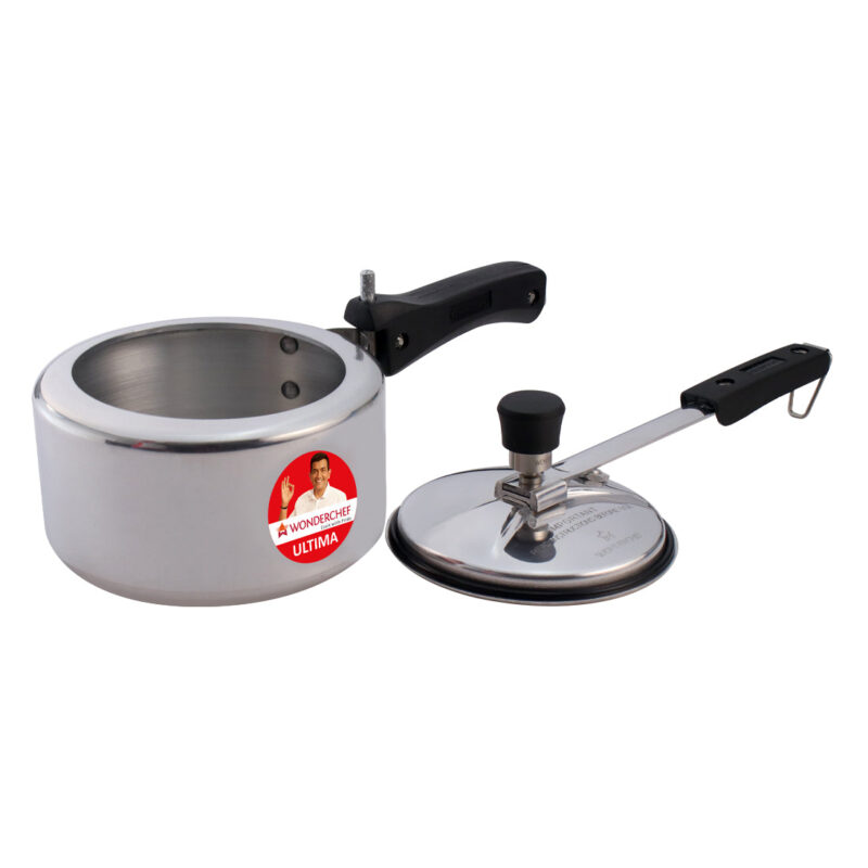 Ultima Induction Base 2L Aluminium Pressure Cooker With inner Lid - Image 3