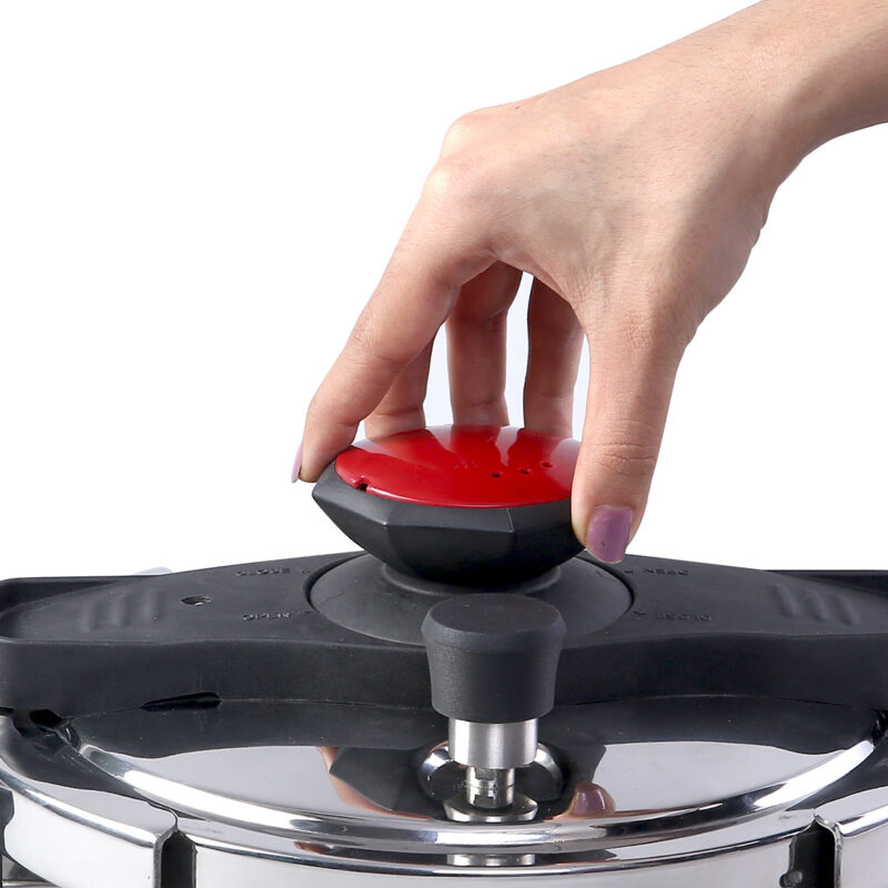 Wonderchef Renewed Easy Lock Stainless Steel 3L Outer Lid Pressure Cooker | Induction Compatible | Tri-Ply Bottom - Image 7