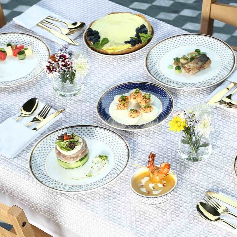 Sicilia Fine Bone China Katori - Royal Blue - Set of 2 Pcs - Image 7