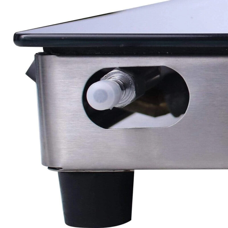 Ruby 2 Burner Glass Cooktop,  Black 7mm Toughened Glass with 1 Year Warranty, Ergonomic Knobs, Efficient Brass Burners, Stainless-steel Spill Tray, Manual Ignition - Image 8