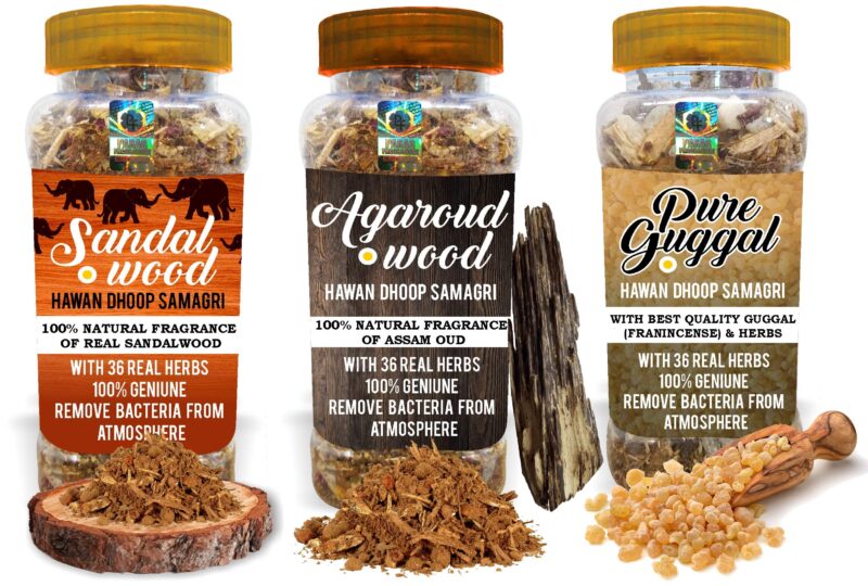 Parag Fragrances Natural Hawan Dhoop Samagri Hawan Samagri with 36 Types of Herbs / Hawan Samagri for Dhoop, Hawan or Yagya (350gm) - Image 6