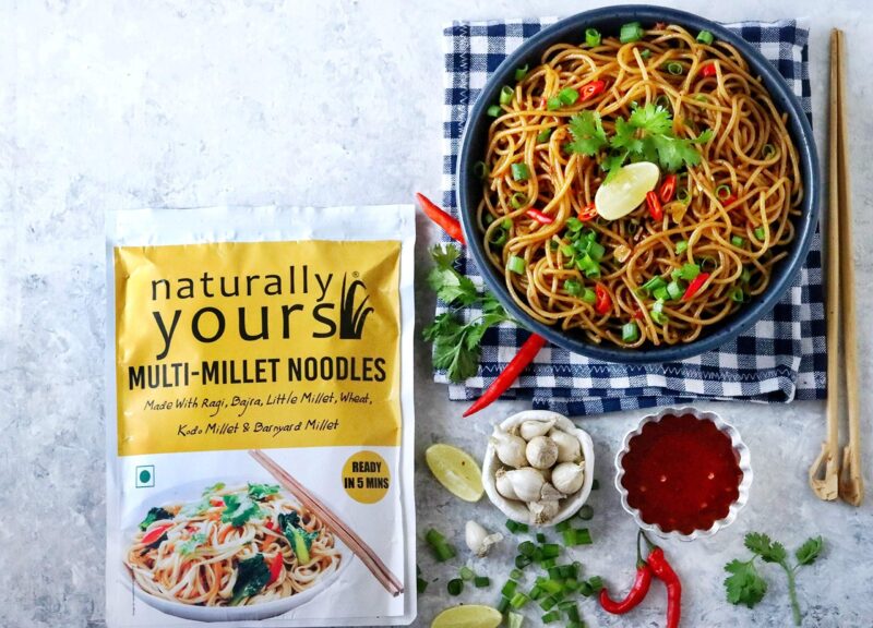 Naturally Yours, Multi-Millet Noodles, includes Tastemaker, No Maida, Preservative Free, Non-Fried, Vegan, 180g Each/Net Weight 540g (Pack of 3) - Image 8