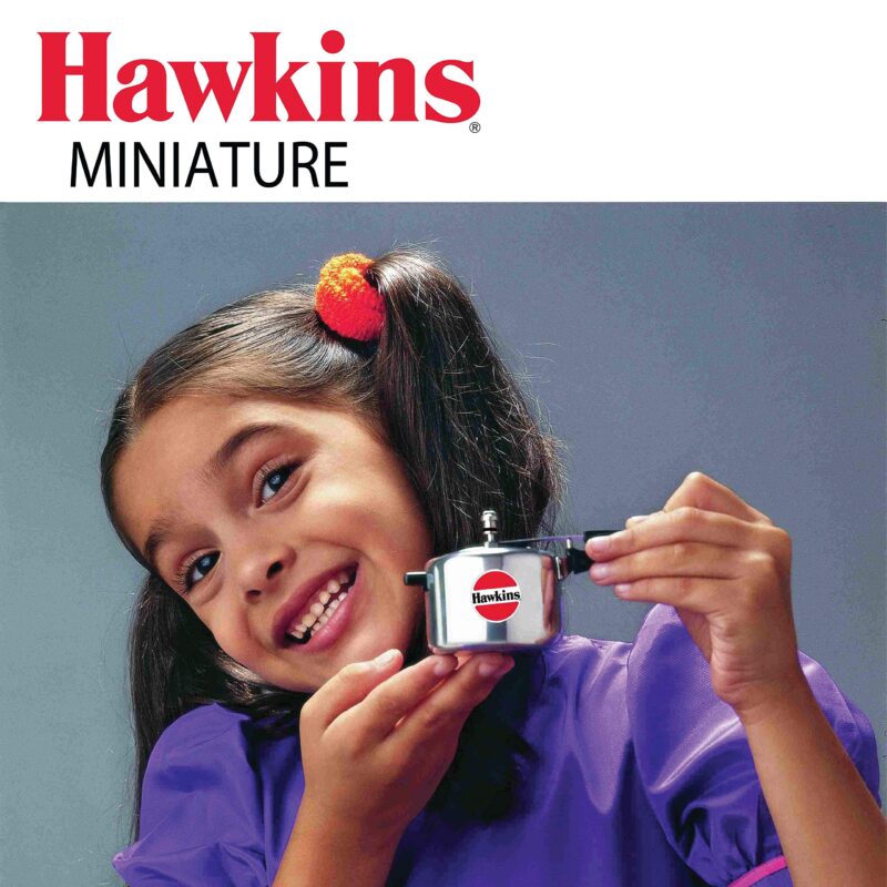 Hawkins Miniature Cooker, Toy Cooker for Kids, Mini Cooker, Small Cooker for Kids, Silver (MIN) - Image 6