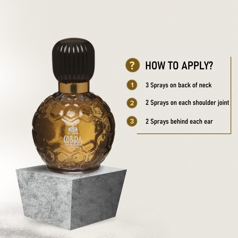 ST. JOHN COBRA Long Lasting Good Fragrance Perfume with Limited Edition EAU DE PARFUM For Men, 60Ml - Pack Of 4 - Image 5