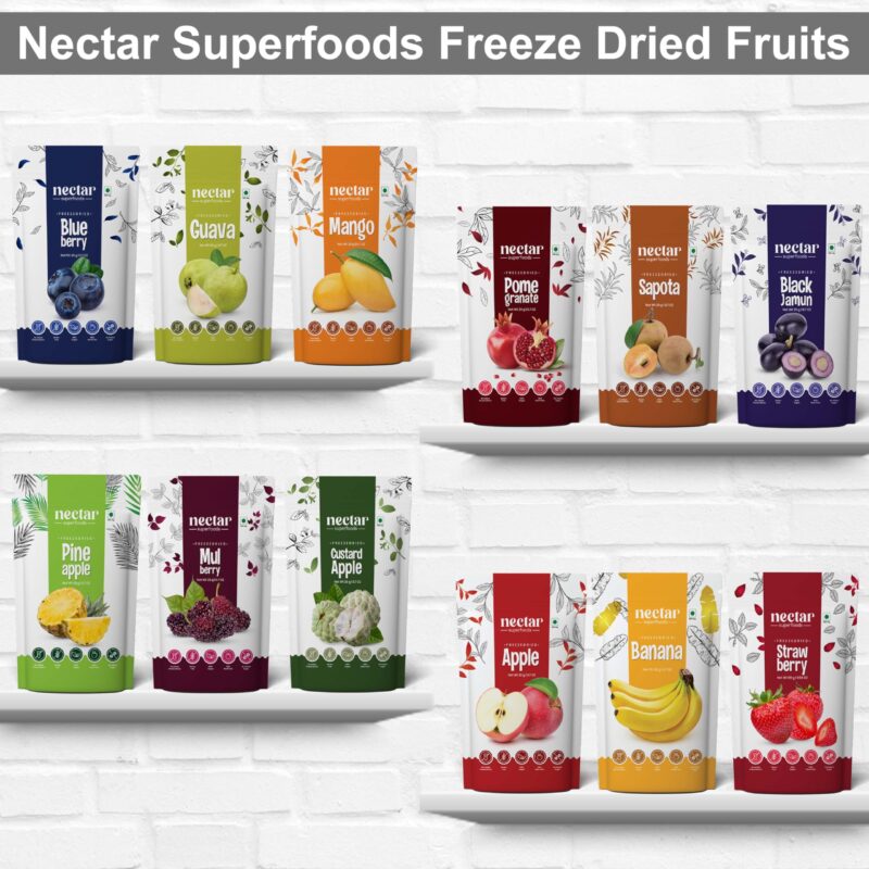 Nectar Superfoods Freeze Dried Mulberry | No Preservatives, No Added Sugar, Healthy Dried Fruit | 100% Natural, Vegan, Gluten Free Snack for Kids and Adults | 20 gram Pouch (Pack of 1) - Image 2