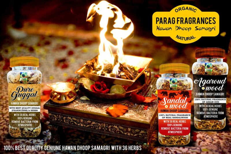 Parag Fragrances Natural Hawan Dhoop Samagri Hawan Samagri with 36 Types of Herbs / Hawan Samagri for Dhoop, Hawan or Yagya (350gm) - Image 5