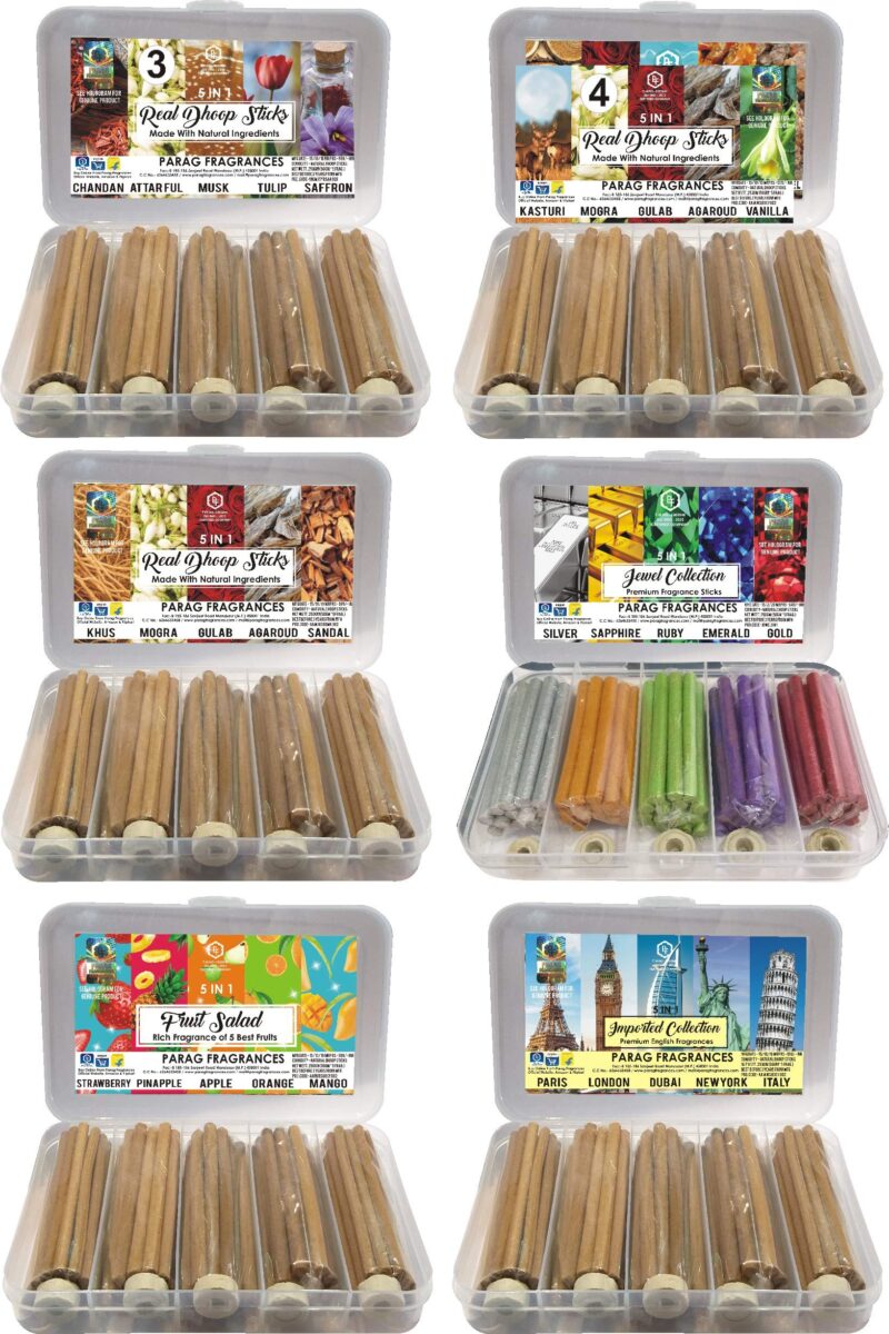 Parag Fragrances Loban Dhoop Sticks/Benzoin Dhoop Batti Grade-1 Jar (Pack of 1 x 200Gm) Long Lasting Perfume for 24 Hours Home Fragrance/Meditation/Dhoop for Pooja/Free Dhoop Holder Inside - Image 2