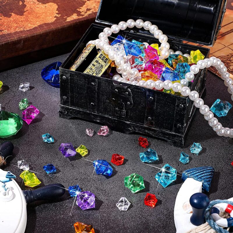 Promote Trader 100 Pcs 23 mm, Acrylic Diamond Gems Plastic Jewels Large Multicolor Artificial Stones for Home Decoration Kids Party Supplies Favors - Image 6