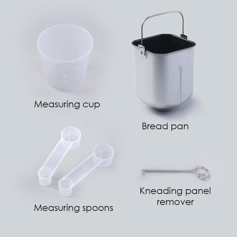 Regalia Fully Automatic Atta Kneader, Bread Maker, Dough Maker & Machine| With 19 Pre-set Menu| 550 Wattage| Chapati, Roti, Atta, Fresh Dough, Homemade Bread | Adjustable Crust Control| 3 Loaf Sizes| Dough Upto 1KG| Removable Bake Pan| 1 Year Warranty - Image 9