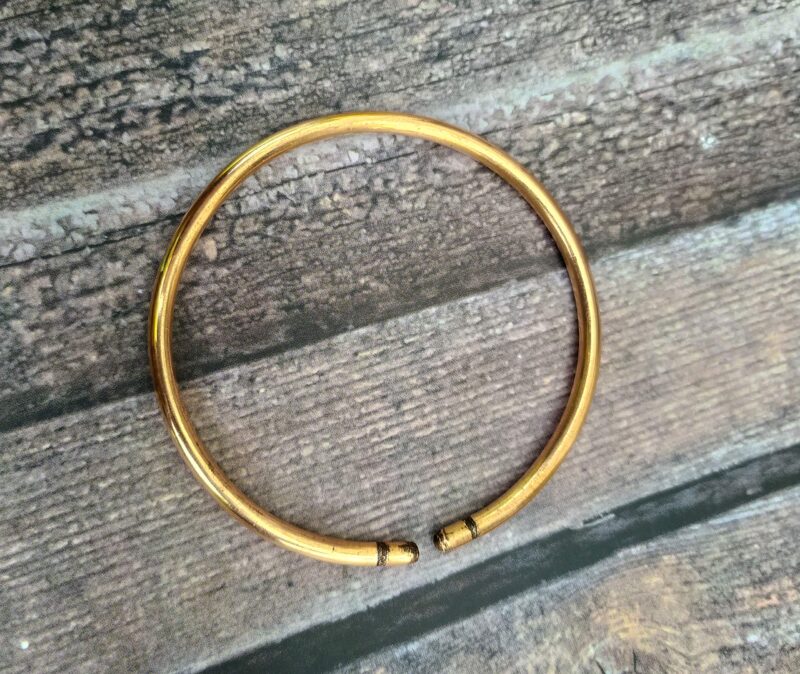 SHINDE EXPORTS Pure Copper Kada/Bracelet for Men and Women. (4 MM Plain kada) - Image 3