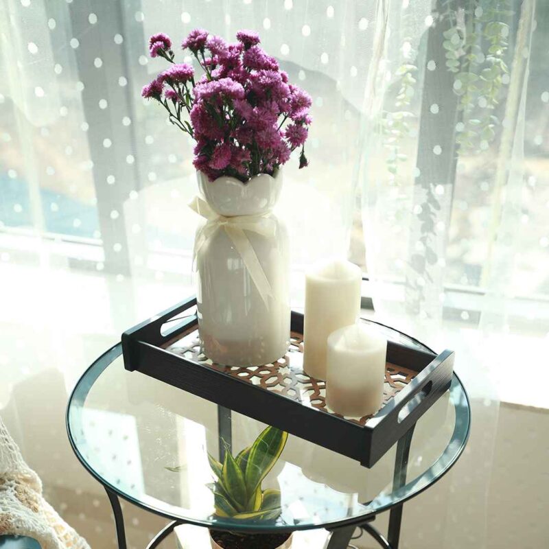 Casablanca Ornamental Tile Glass Tray -Small - Image 5