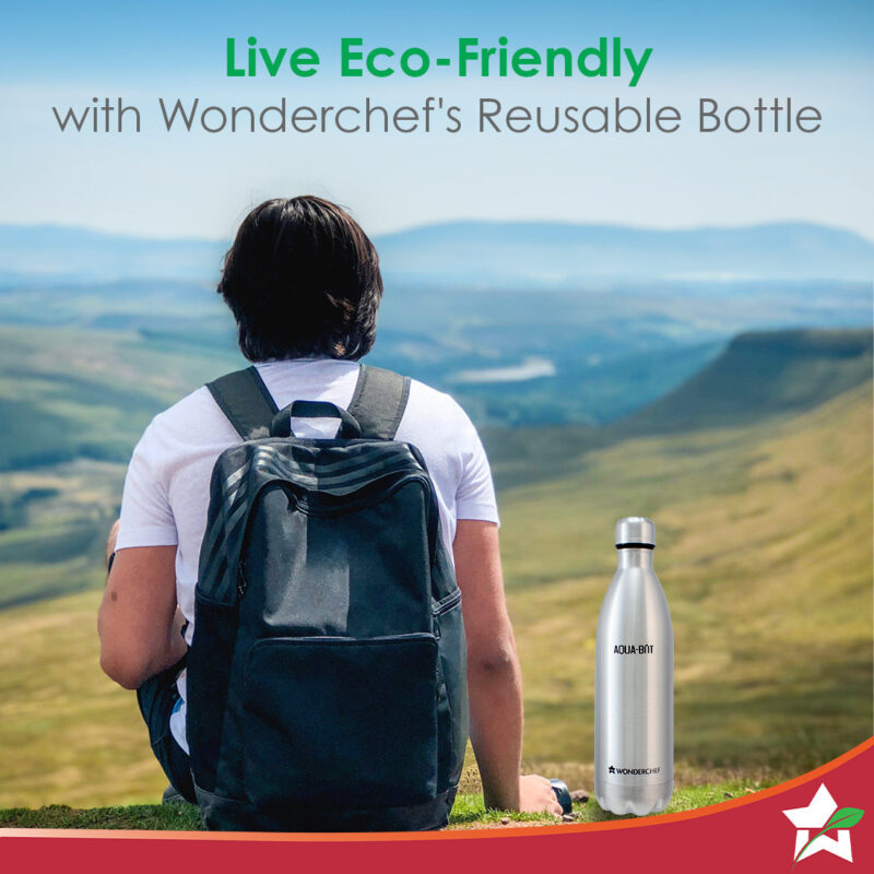 Aqua-Bot, 500ml, Double Wall Stainless Steel Vacuum Insulated Hot and Cold Flask, Spill & Leak Proof, Silver, 2 Years Warranty - Image 5