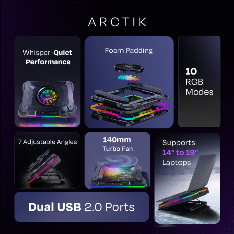 Arctik Laptop Cooler