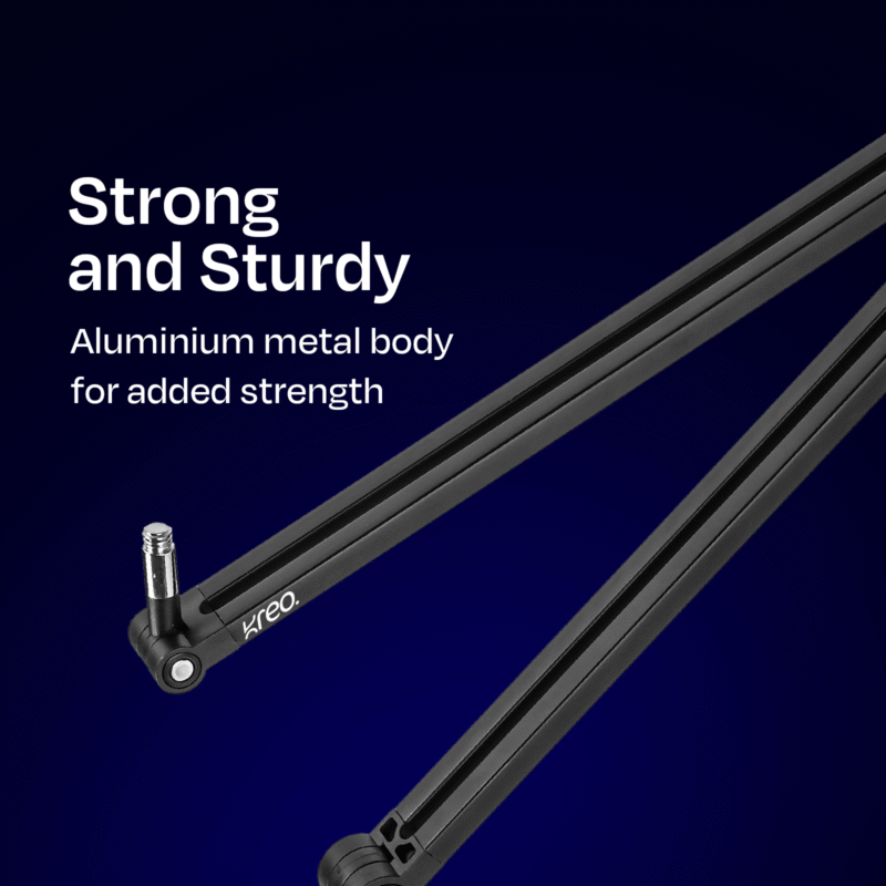 kreo Microphone Accessories Kit Boom arm + Shock Mount + Pop filter Combo - Image 12