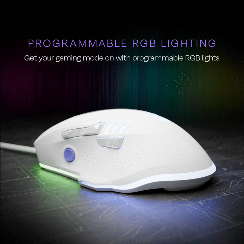 Hawk White Gaming Mouse