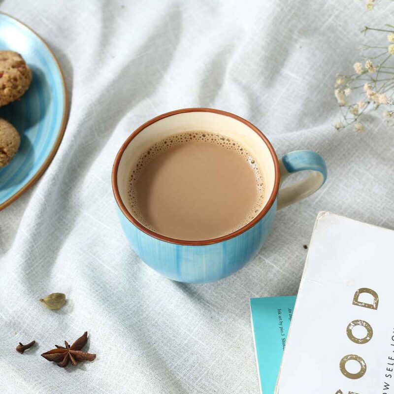 Teramo Tea Cup Blue Set of 2 - Image 7