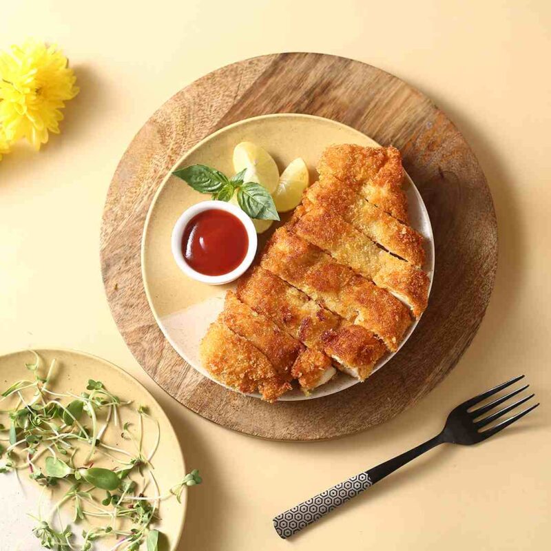 Teramo Yellow Quarter Plate set of 2 - Image 3