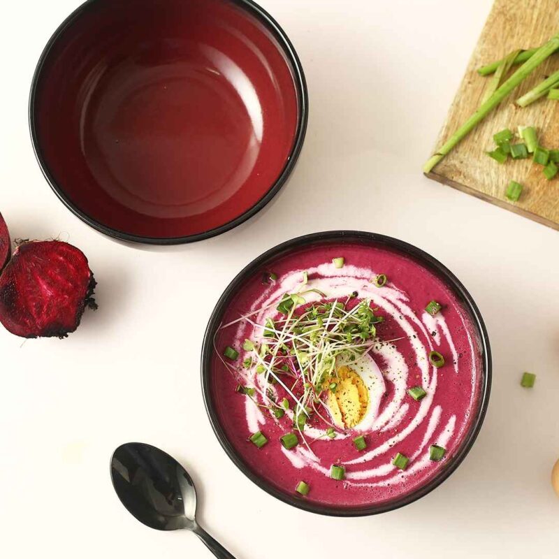 Teramo Red Glaze Serving Bowl 1 pc - Image 2