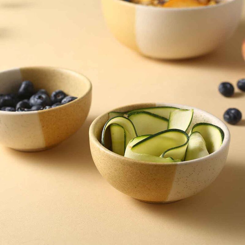 Teramo Yellow Veg Bowl set of 4 - Image 2