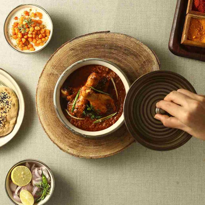 Teramo Brown Serving Handi Medium 1 pc - Image 2