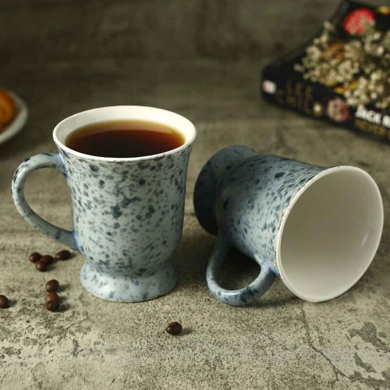 Teramo Speckled Blue Mug Set of 2 - Image 3