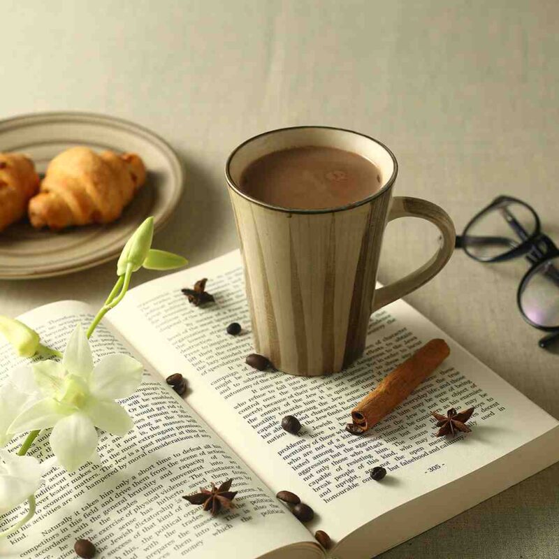 Teramo Brown Coffee Mug set of 2 - Image 4