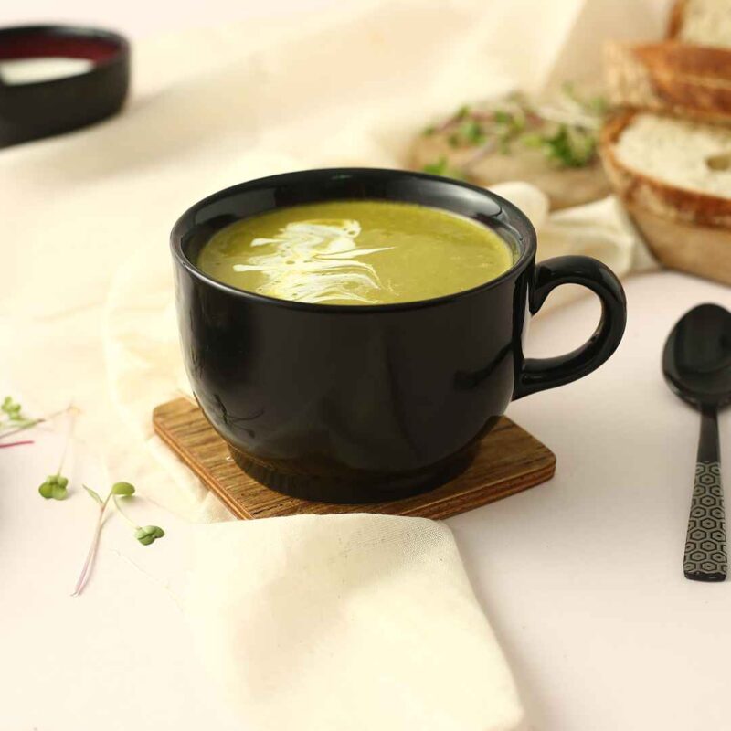 Teramo Red Glaze Soup Mug Set of 2 - Image 4