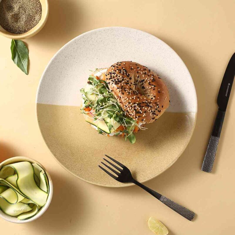 Teramo Yellow Dinner Plate set of 2 - Image 6