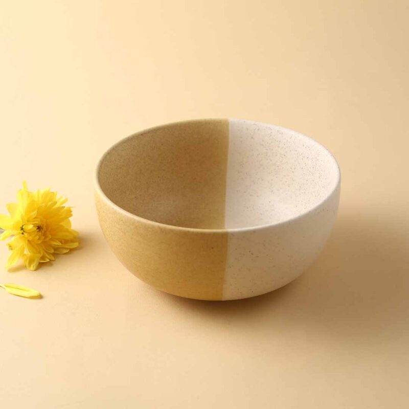 Teramo Yellow Serving bowl 1 Pc - Image 4