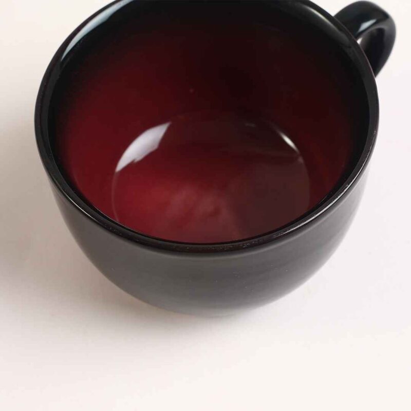 Teramo Red Glaze Soup Mug Set of 2 - Image 7