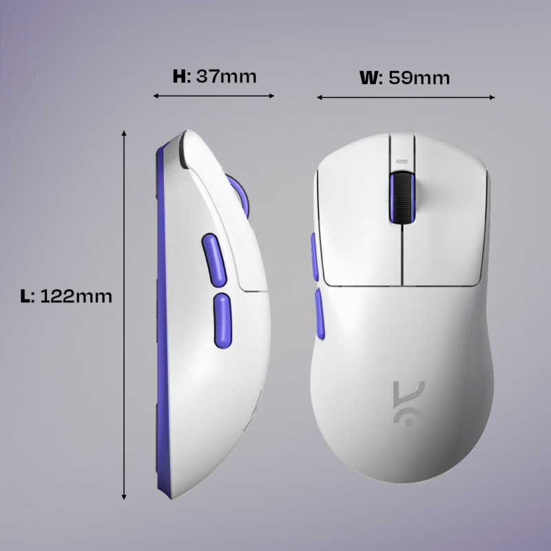 Ikarus White 55g Wireless Gaming Mouse - Image 10