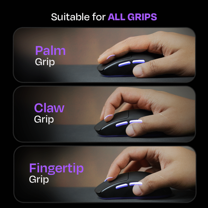 Ikarus Black 55g Wireless Gaming Mouse - Image 8