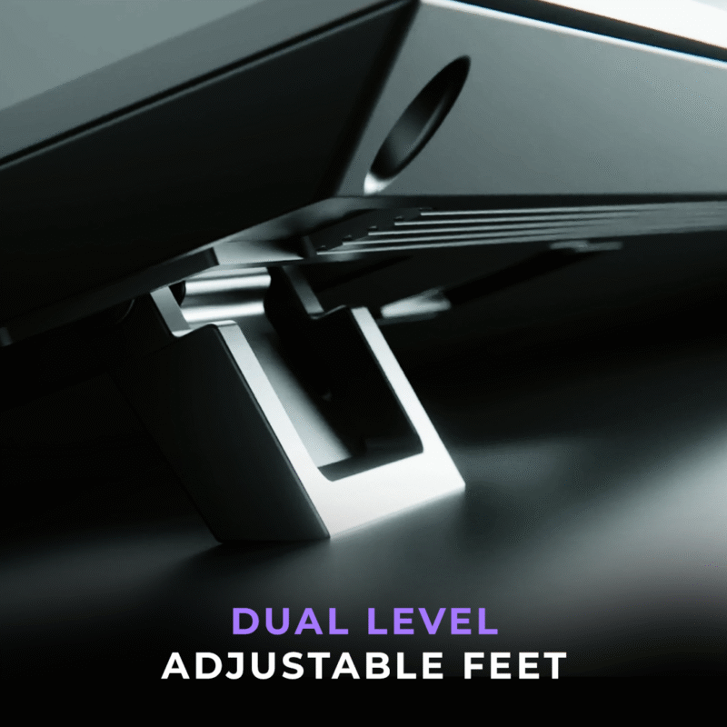 Swarm Black Purple Wireless Gaming Keyboard - Image 10