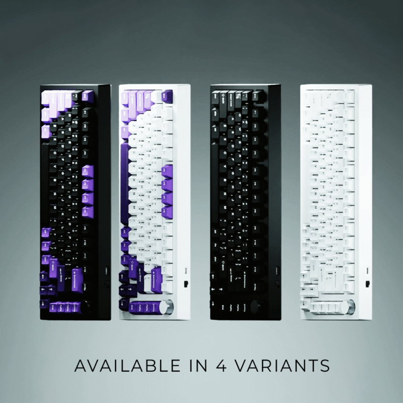 Swarm All White Wireless Gaming Keyboard - Image 11