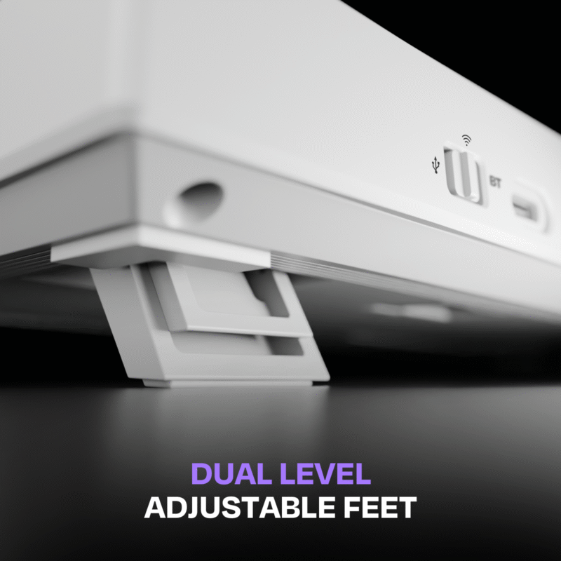 Swarm All White Wireless Gaming Keyboard - Image 15