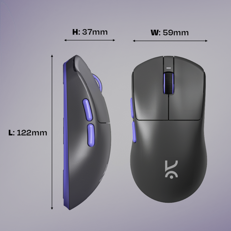Ikarus Black 55g Wireless Gaming Mouse - Image 10